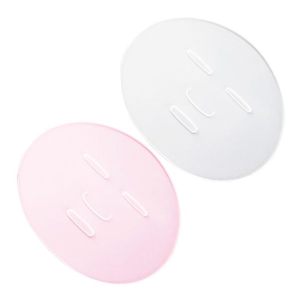 

storage bottles & jars 2pcs silicone mask tray makeup tool moisturizing fixed film (random color)