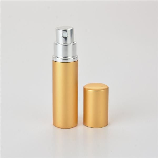 

2022 new party supplies 5ml spray perfume bottle portable metal case mini perfumes sub-bottling compact atomizer scent travel refillable