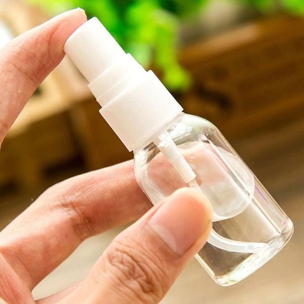 

10pcs 30ml empty spray bottle travel plastic perfume atomizer pump bottles with cap portable for liquid alcohol storage & jars