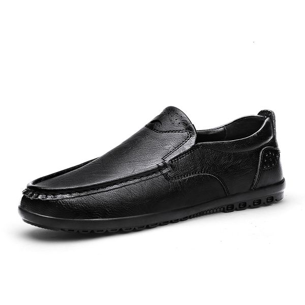 

dress shoes male chapped leather shoes fashionable wearing zapatos spring/autumn ljfw, Black