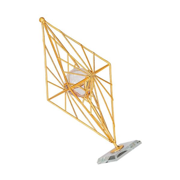 

1pc nordic style deskornament iron craft crystal decoration novelty items
