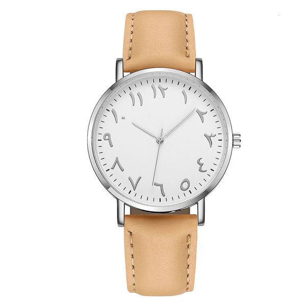 

sports ladies quartz wristwatch wristwatches a variety of colors optional watch gift waterproof design color7, Slivery;brown