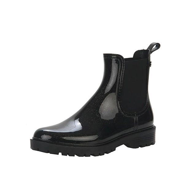 

boots trak glitter black women