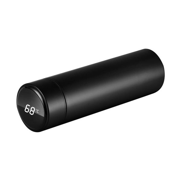 

water bottle 500ml vacuum cup led temperature display stainless steel intelligent travel coffee mugs