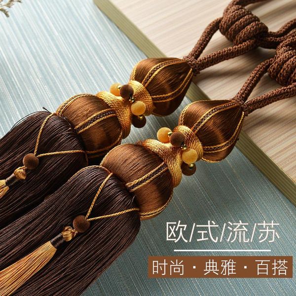 

novelty items european style curtain tassel accessories buckle bandage rope decoration free