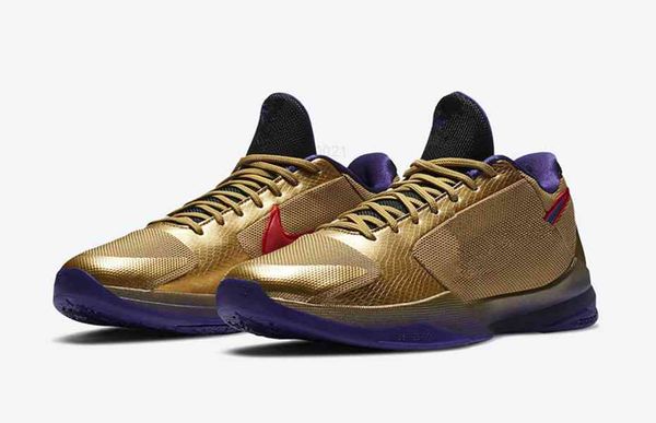 

black 5 protro hall of fame for sale with box mamba v metallic gold men shoes store us7-us12