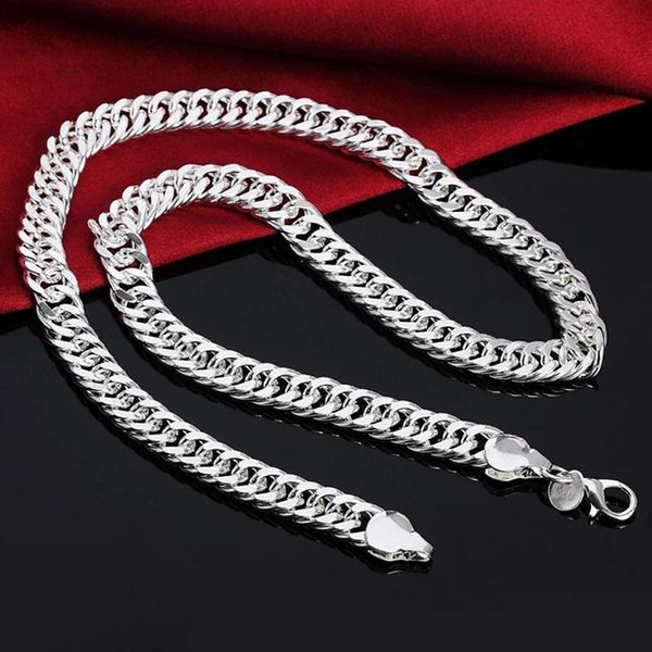 

chains 925 silver 10mm 20/24 inches necklaces chain for men necklace jewelry