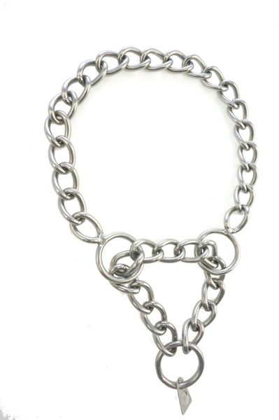

gujia 8206 durable p chock training chain stainless steel dog collar products for pets chocker collars & leashes