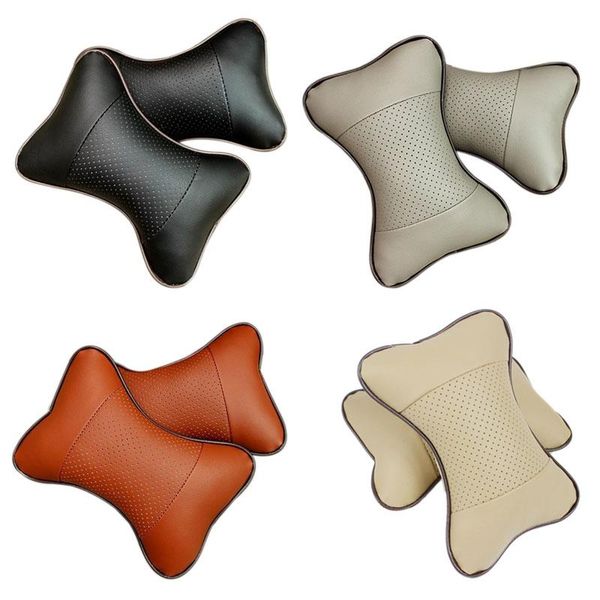 

cushion/decorative pillow 2 pcs breathe car auto seat head neck rest cushion headrest fbe3