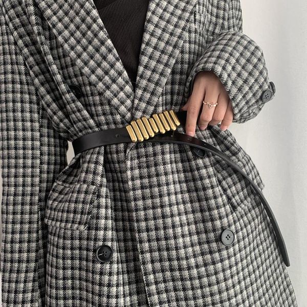 

fashion leather belt for women retro metal buckle waist strap designer ladies girl skirt coat dress jeans decoration waistband belts, Black;brown