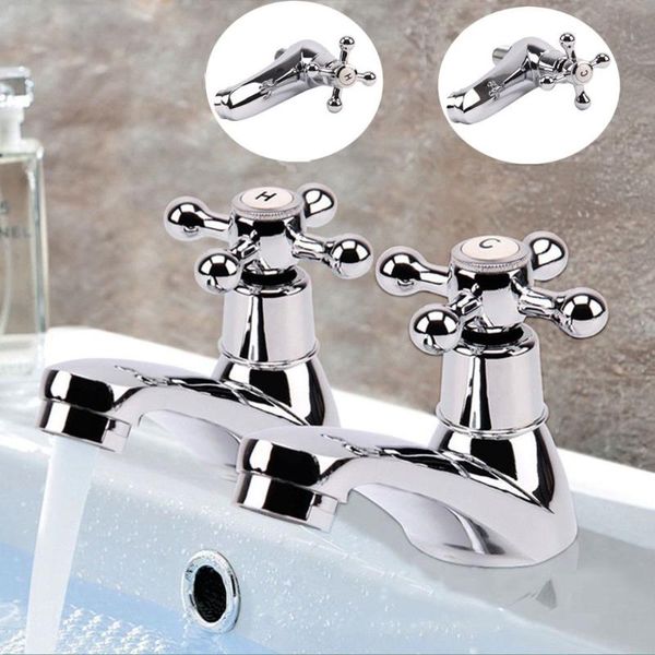 

bath accessory set 1pc traditional twin basin sink and cold tap deck mount waterfall bathroom faucet pair copper chrome kitchen mixed water