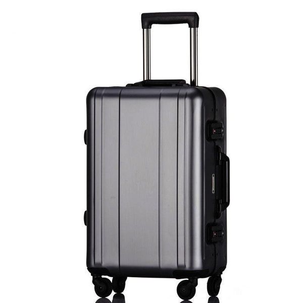 

suitcases aluminium magnesium alloy luggage high-end travel suitcase carry-on