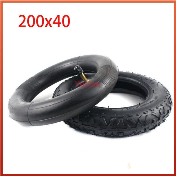 

motorcycle wheels & tires 200x40 inner tube outer tire 200*40 pneumatic for folding bicycle scooter car accessories baby's
