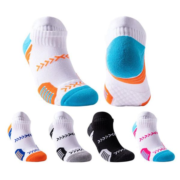 

men's socks men sports low tube professional outdoor breathable comfortable sweat-absorbent fitness running basketball boat sock, Black