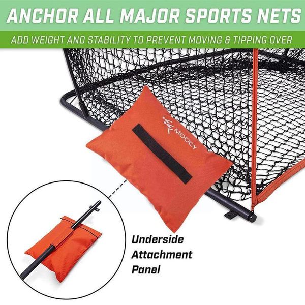 

sand bag sports anchors sandbag for soccer goals golf hockey orange color u8s2