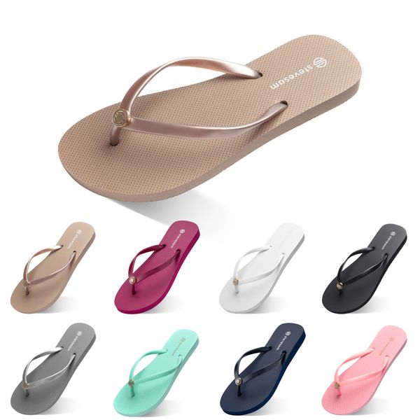 

shoes flip women newslippers flops triple white black green orange pink red womens summer outdoor beach slide sneaker walking832 s