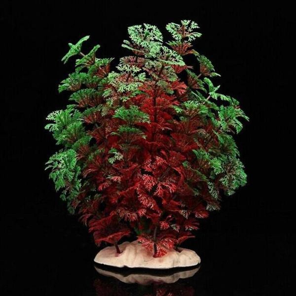 

vivid artificial plants aquarium decor fish tank plastic fake plant grass ornament decoration accessories decorations