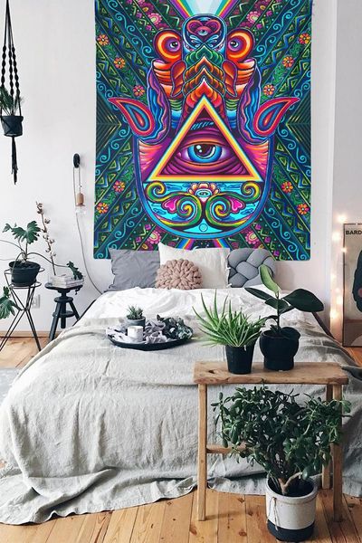 

tapestries hamsa wall tapestry decor