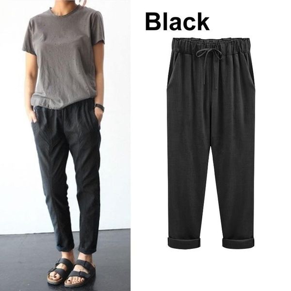 

women's pants & capris women streetwear pleated mom jeans high waist loose slouchy pockets boyfriend casual ladies denim trousers, Black;white
