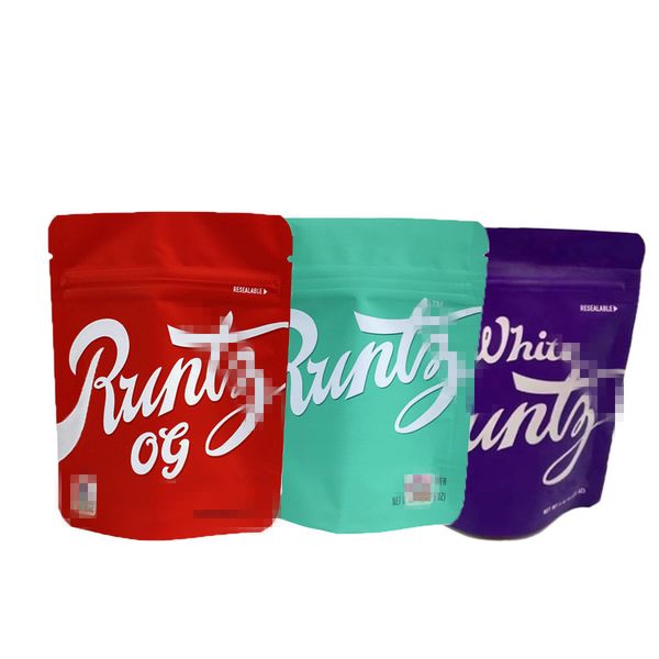 

50pcs pack 3.5 mylar cookie bags resealable runtz smell proof bag for food storage edible baggie 420 dry herb flowers