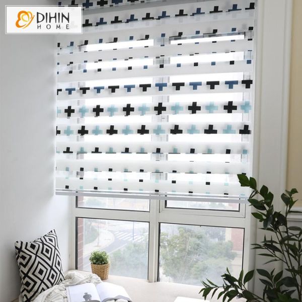 

blinds modern geometry pattern zebra customized window rollor blind for living room