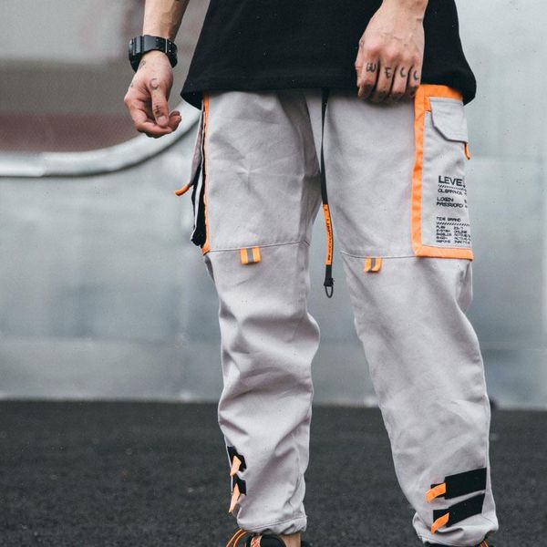 

multi pockets cargo harem jogger women pant track trousers hipster sweatpants, Black;white