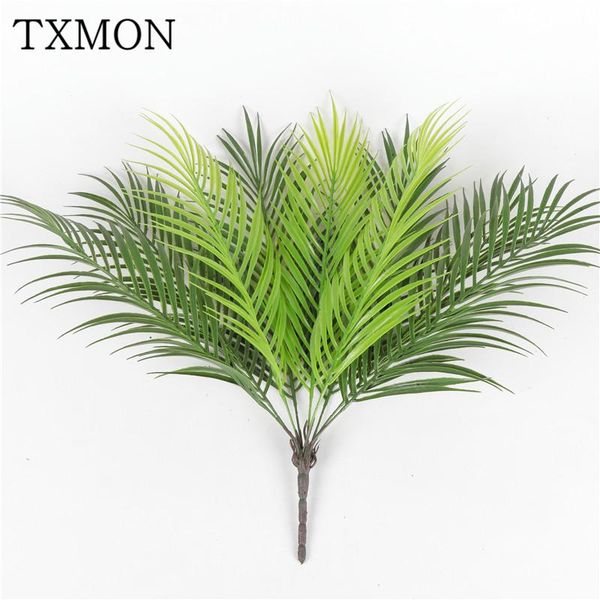 

decorative flowers & wreaths 9 heads large iron fern leaf artificial green plants wall decoration accessories pography wedding home fake flo