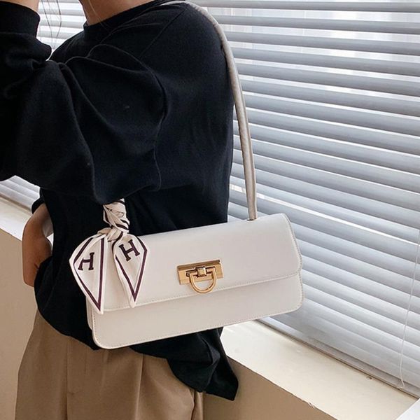 

evening bags fashion baguette bag 2021 women pu leather armpit portable simple one shoulder messenger shopping handbags