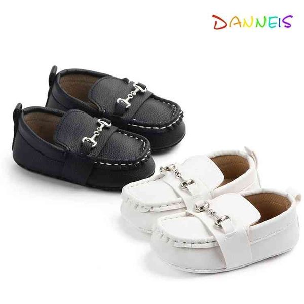 

classic brand soft leather baby shoes moccasins fashion infant boys girls slip-on peas casual newborn first walkers