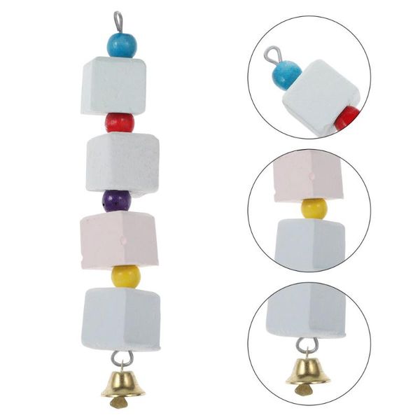 

small animal supplies 2pcs bird chewing colorful pet parrot plaything decorative