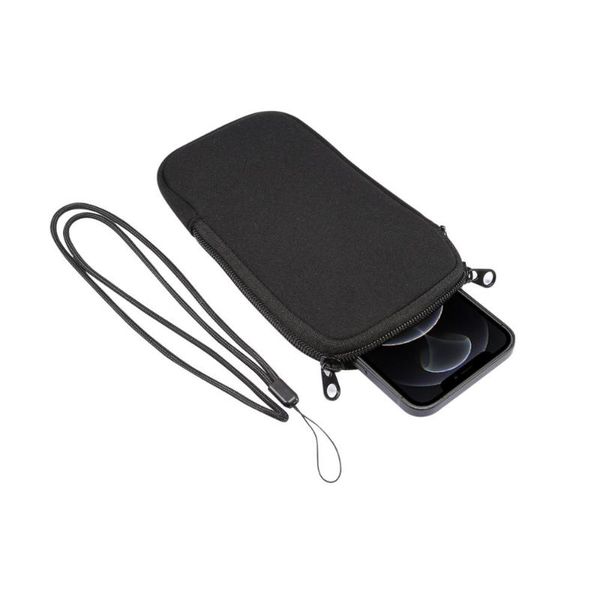 

4.7"~7.2" inch neoprene pouch bag sleeve case for asus rog phone ii zs660kl cover 2 rog2 zipper card slot bags cell pouches