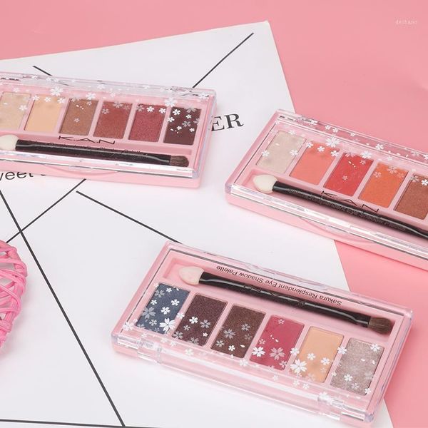 

glitter matte eyeshadow makeup shimmer pigment beauty blush 6 colors1