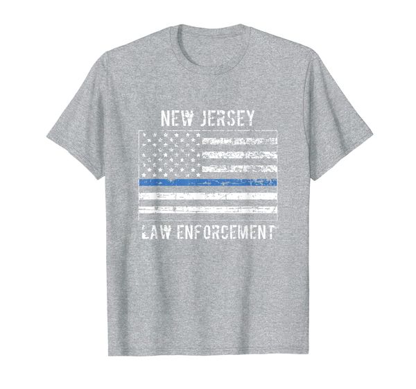 

new jersey law enforcement - new jersey policeman shirt gift, White;black