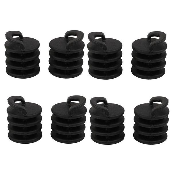 

8pcs small kayak marine boat scupper ser bungs drain holes plugs accessory replacement 31x36mm rafts/inflatable boats