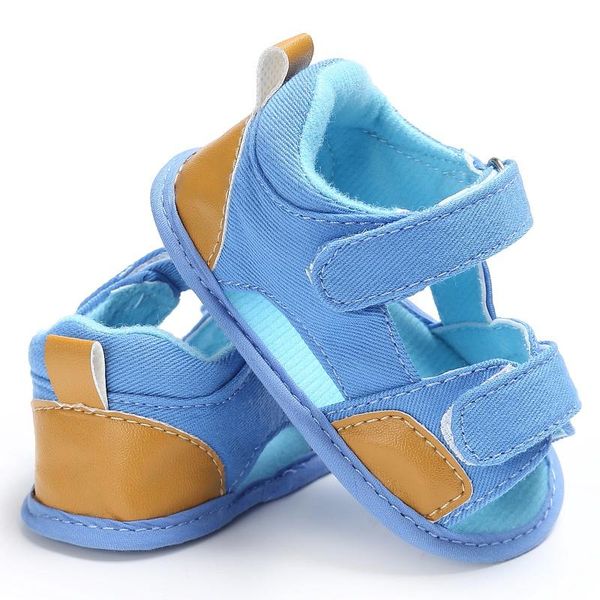 

first walkers summer breathable baby boys shoes kids splice color hollow out anti-skid casual canvas cack