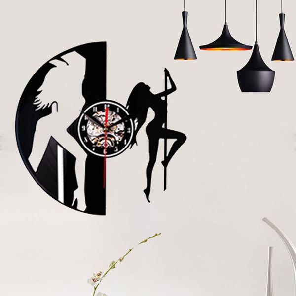 

wall clocks record mirror clock digits gifts creative 3 color quiet windows