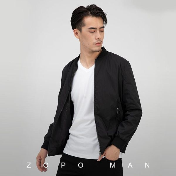 

zipper jacket men streetwear fashion bomber jackets coat male black white outwear windbreak men's overcoats cargo sporswear 4xl, Black;brown