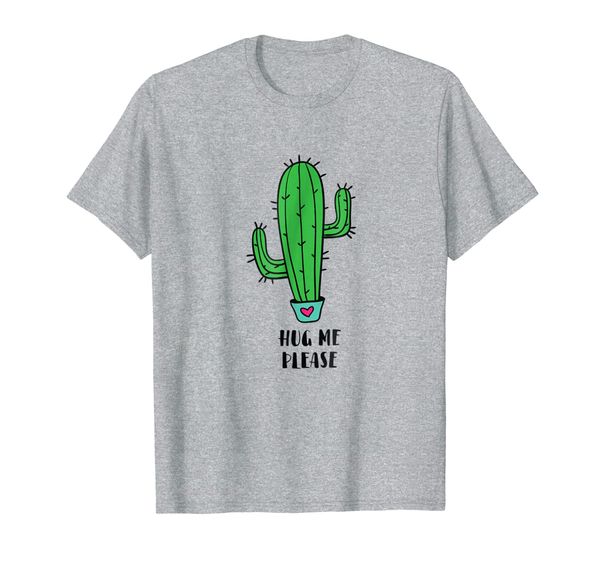 

hug me please funny cactus tshirt cacti succulent love plant, White;black