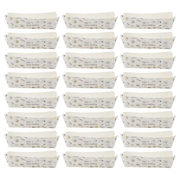 

gift wrap 100pcs disposable snack packing boxes paper chips