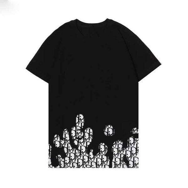 

fashion t shirts summer man woman t shirt clothing street wear crew neck short sleeve tees 2 color quality, White;black
