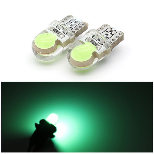 100 pcs automático T10 verde LED W5W 194 168 Bulbo Bulbo Carro Super Bright Light Light Light Light Lamp DC 12V