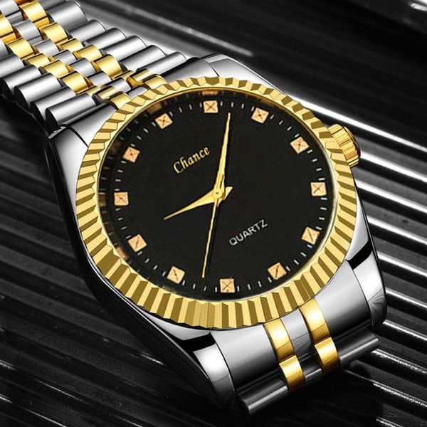 

wristwatches men gear dial business quartz watch fashion causal stainless steel wristwatch male military clock relogio, Slivery;brown