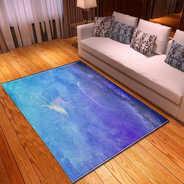 

creative corridor carpet bedroom home elk living room modern 3d printing children's non slip carpets