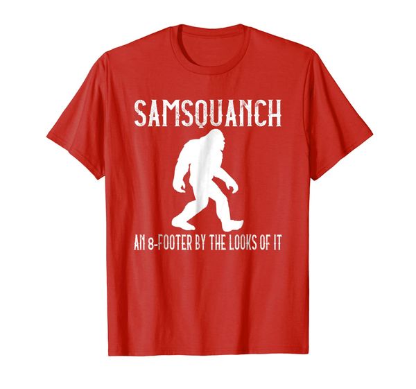 

samsquanch / an 8-footer by the looks of it t-shirt, White;black