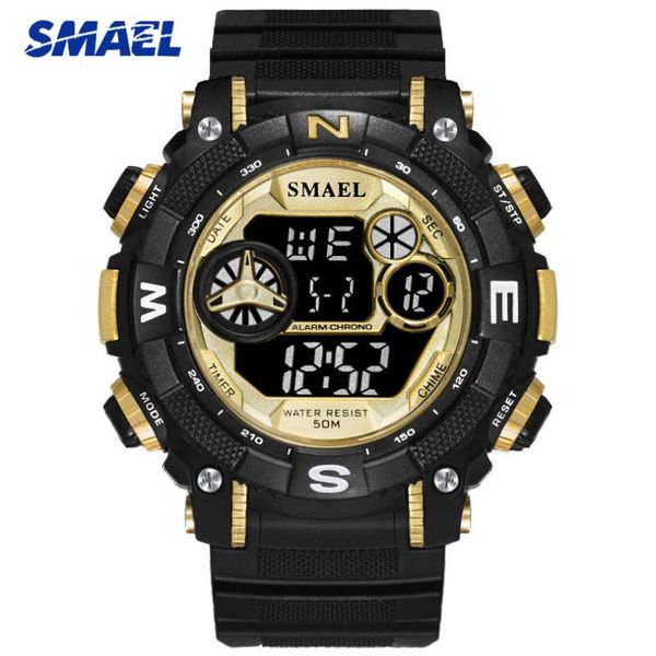 

fashion black gold men sports watch military date quartz watches mens casual wristwatch male reloj hombre wristwatches, Slivery;brown