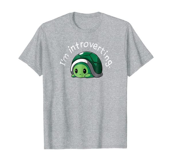 

i'm introverting t-shirt, White;black