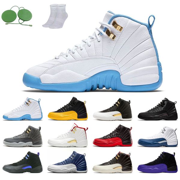 

12s man basketball shoes winterized wings university gold blue master taxi reverse flu game o-black michigan gym red gamma french fiba dark