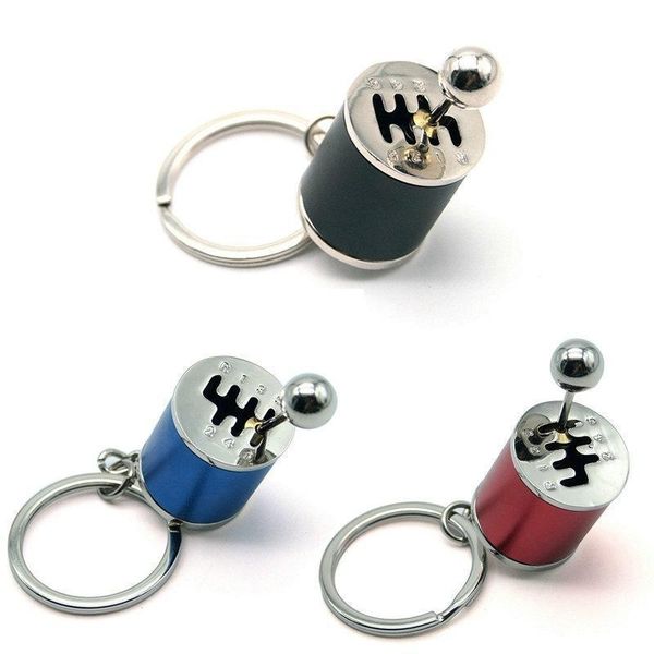 

keychains gearshift fob keyring gearbox gear shift racing tuning model key chain ring, Silver