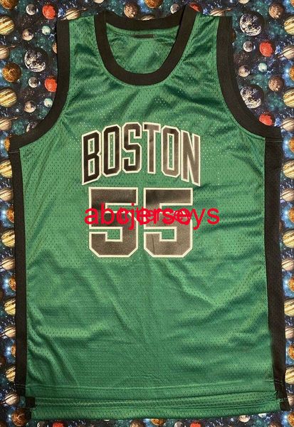 

100% stitched #55 wally szczerbiak basketball jersey green mens women youth custom number name jerseys xs-6xl, Black