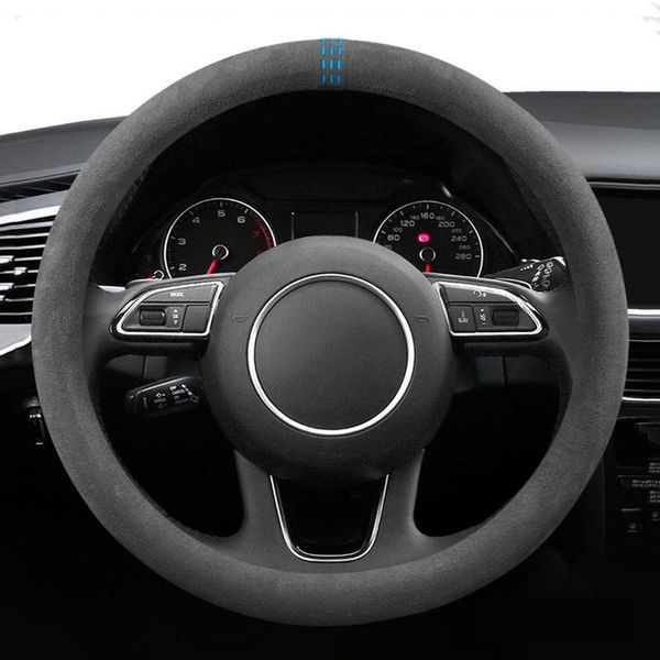 

steering wheel covers car interior parts cover 38cm anti-slip for mitsubishi l200 asx outlander eclipse cross pajero sport lancer